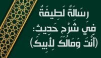 رسالة لطيفة في شرح حديث: أنت ومالك لأبيك